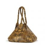 Givenchy Beige Printed Python Pyramid Shoulder Bag