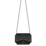 Givenchy Black with Eyelets Bow-Cut Chain Bag