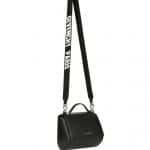 Givenchy Black with Givenchy Paris on Strap Mini Pandora Box Bag