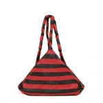 Givenchy Black/Red Striped Pyramid Shoulder Bag
