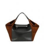 Givenchy Brown/Black Suede/Smooth Leather Hobo Bag