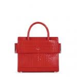 Givenchy Medium Red Shiny Alligator Mini Horizon Bag
