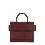 Givenchy Oxblood Red Mat Small Horizon Bag