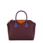 Givenchy Oxblood Red/Purple/Orange Tricolor Small Antigona Bag