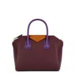 Givenchy Oxblood Red/Purple/Orange Tricolor Small Antigona Bag