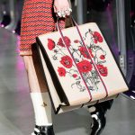Gucci Beige Floral Print Tote Bag - Fall 2017