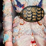 Gucci Black Embellished GG Marmont Belt Bag - Fall 2017
