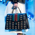 Gucci Black Embellished Sylvie Top Handle Bag - Fall 2017