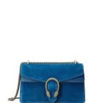 Gucci Bright Blue Suede Small Dionysus Shoulder Bag