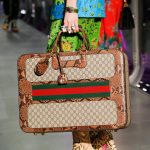Gucci GG Supreme/Python Suitcase Bag - Fall 2017