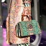 Gucci Light Green Python Bamboo Top Handle Bag - Fall 2017