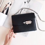 Hermes Black Verrou Chaine Bag