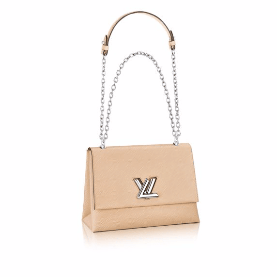 Louis Vuitton Black Epi Malletage Twist MM Shoulder Bag