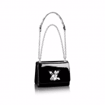 Louis Vuitton Black Monogram Vernis Twist PM Bag