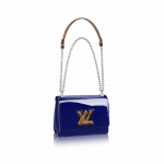 Louis Vuitton Blue Monogram Vernis Twist PM Bag