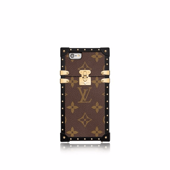 LOUIS VUITTON Eye Trunk Monogram Reverse Canvas IPhone 7 Plus Case - S