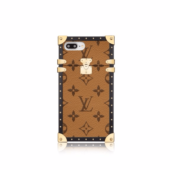 GOLD LV TRUNK CASE, iphone case, iPhone 10, iPhone 11, Fashion