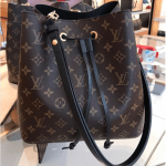 Louis Vuitton Noir Monogram Canvas Neonoe Bag 3