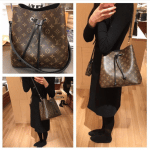 Louis Vuitton Noir Monogram Canvas Neonoe Bag 4