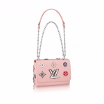 Louis Vuitton Pink Epi Twist MM Mechanical Flowers Bag