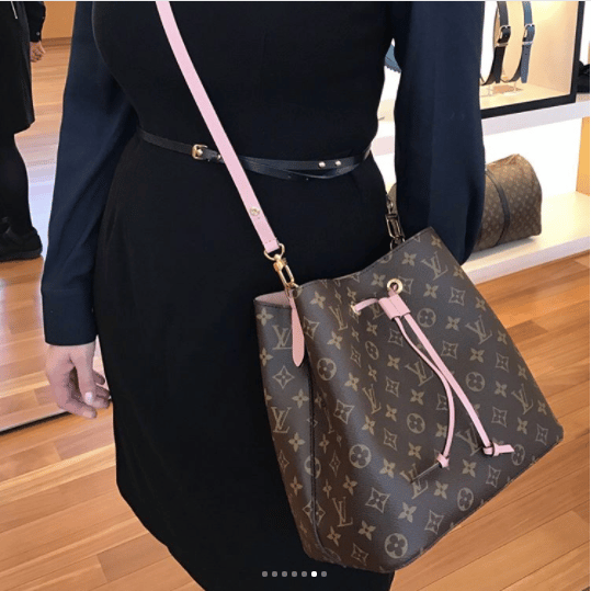 VGC LV Neo Noe Monogram Rose Poudre 2017 Complete with receipt IDR  12.650.000 #bagluxury_authentic