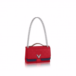 Louis Vuitton Rubis Cuir Plume/Cuir Ecume Very Chain Bag