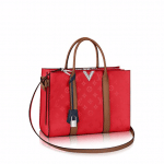 Louis Vuitton Rubis Cuir Plume/Cuir Ecume Very Tote Bag