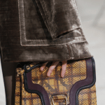 Marc Jacobs Yellow/Violet Python:Leather Flap Bag - Fall 2017