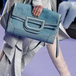 Mulberry Castle Blue Silky Calf and Suede Brimley Envelope Bag - Fall 2017