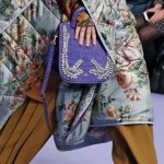 Mulberry Dark Amethyst Croc Print With Jewels Brimley Bag - Fall 2017