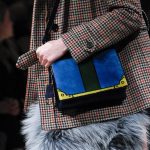 Prada Black/Blue Suede Painted Cahier Bag - Fall 2017