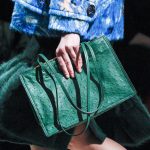 Prada Green Ostrich Tote Bag - Fall 2017