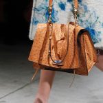 Prada Tan Ostrich Satchel Bag 2 - Fall 2017