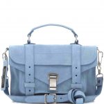 Proenza Schouler Blue Suede PS1 Tiny Bag