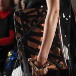 Proenza Schouler Bronze/Black Printed Clutch Bag - Fall 2017