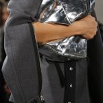Proenza Schouler Silver Clutch Bag - Fall 2017