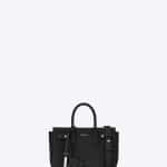 Saint Laurent Black Nano Sac De Jour Souple Bag