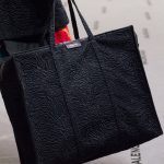 Balenciaga Black Astrakhan Bazar Shopper XL Bag - Fall 2017