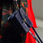 Balenciaga Black Crocodile Lock Bag - Fall 2017