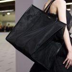 Balenciaga Black Mesh Bazar Shopper XL Bag - Fall 2017