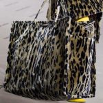 Balenciaga Leopard Print Bazar Shopper XL Bag - Fall 2017