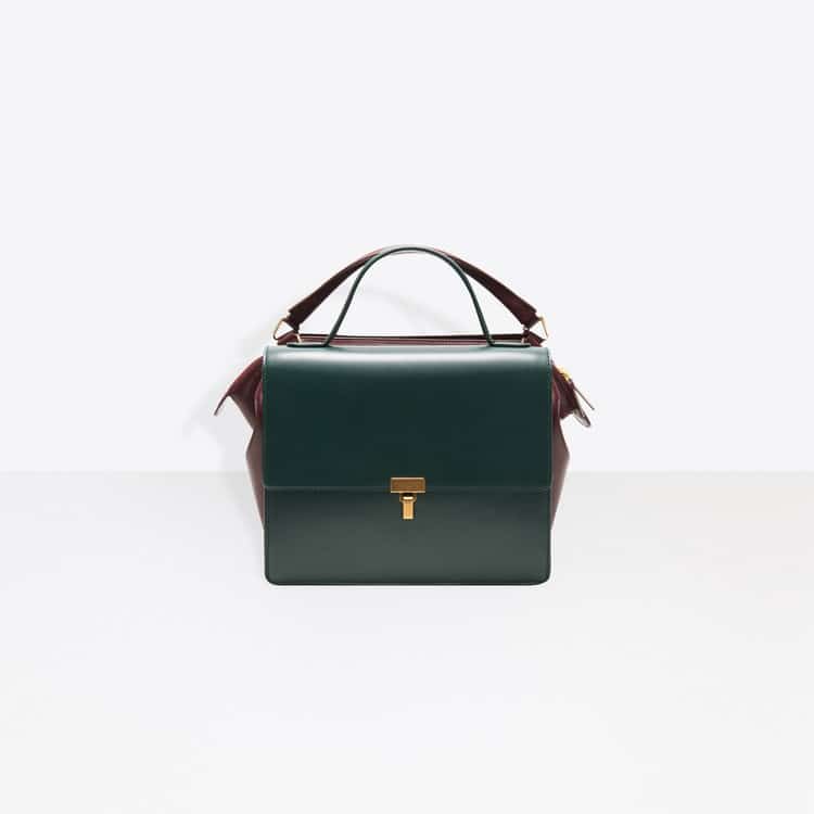 Balenciaga Red/Green Collage Double Bag 1
