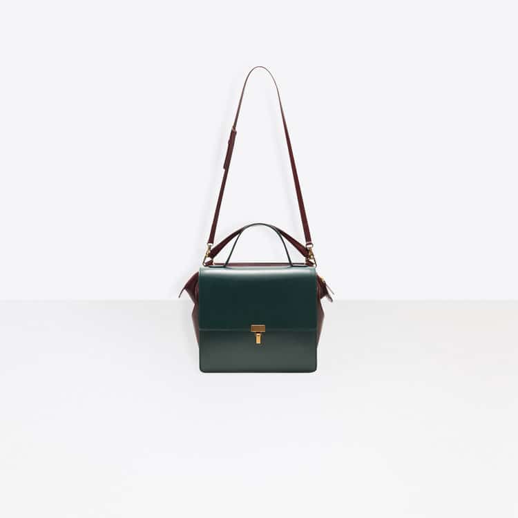 Balenciaga Red/Green Collage Double Bag 3