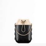 Chanel Beige/Black Gabrielle Purse Bag