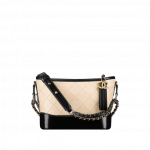 Chanel Beige/Black Gabrielle Small Hobo Bag