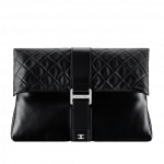 Chanel Black Grip Bag Clutch Bag