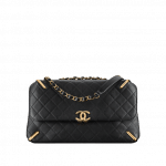 Chanel Black Quilted Lambskin Flap Bag