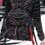Chanel Black/Red Tweed/Satin Backpack Bag - Fall 2017