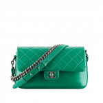 Chanel Dark Green Large Rock My Shoulder Bag