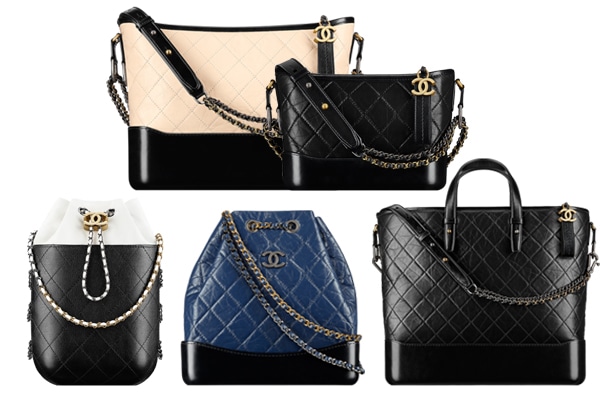 Chanel Aged Calfskin Quilted Gabrielle Backpack Black 199508